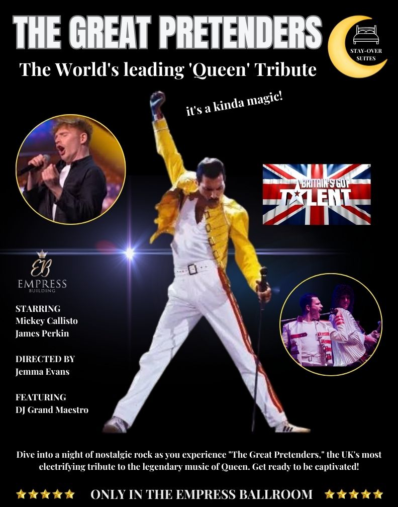 The Great Pretenders Queen Concert Poster